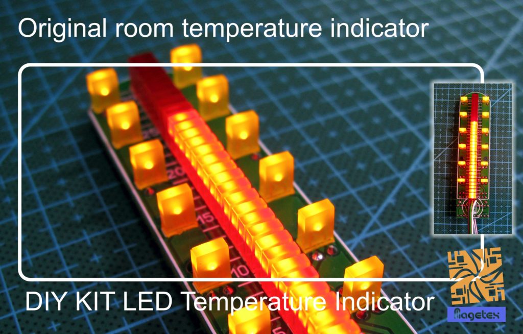 DIY KIT LED Room Temperature Indicator MAGETEX